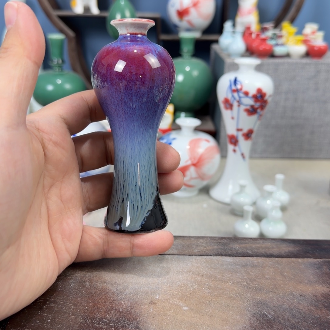 陶瓷手工小花器摆件