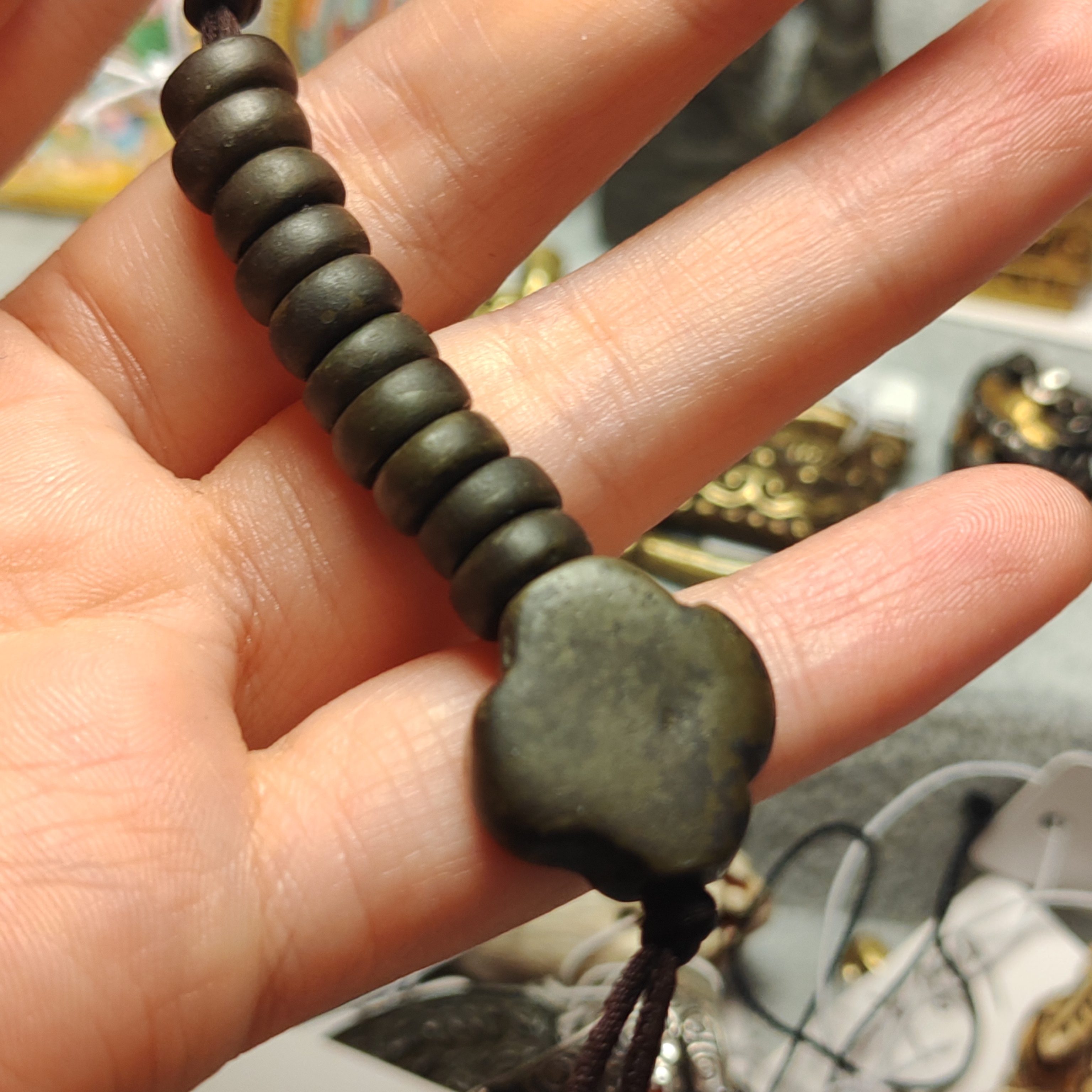  6mm侧挂记数卡子文玩配饰挂饰