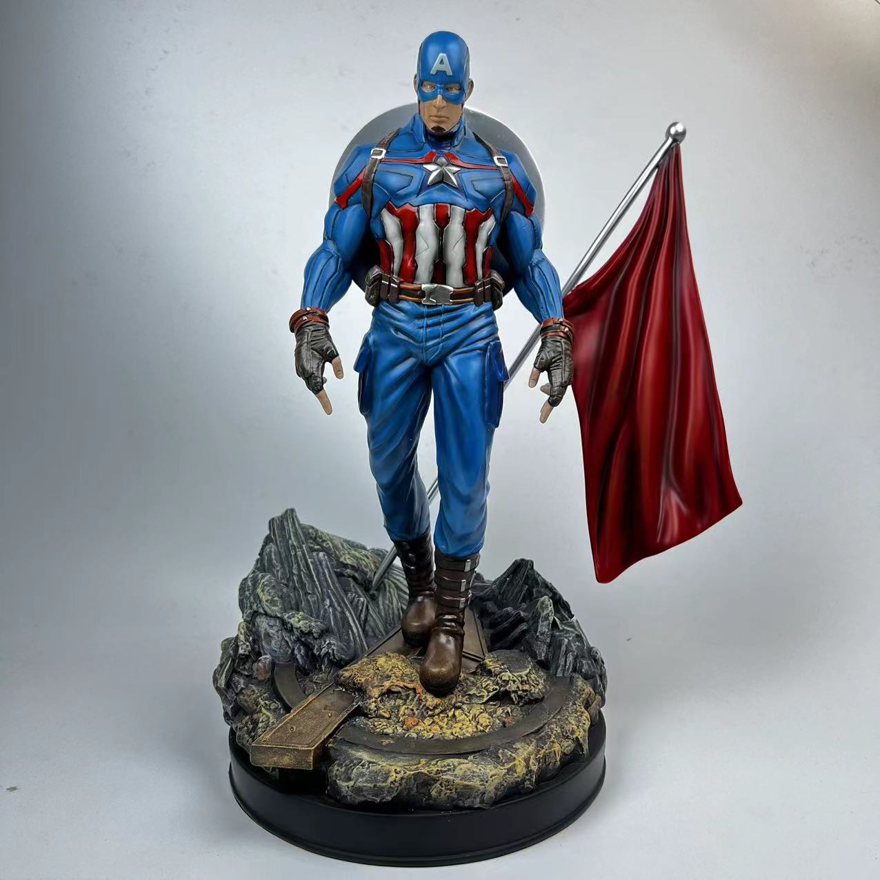 美国队长1/6GK树脂家居潮流摆件