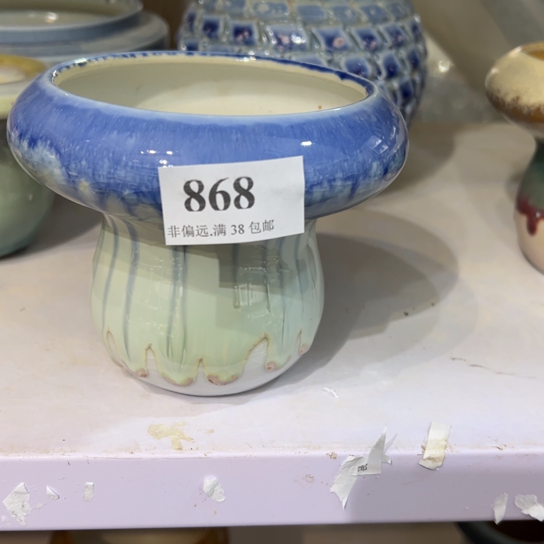 红陶口9高10 景德镇手工花盆