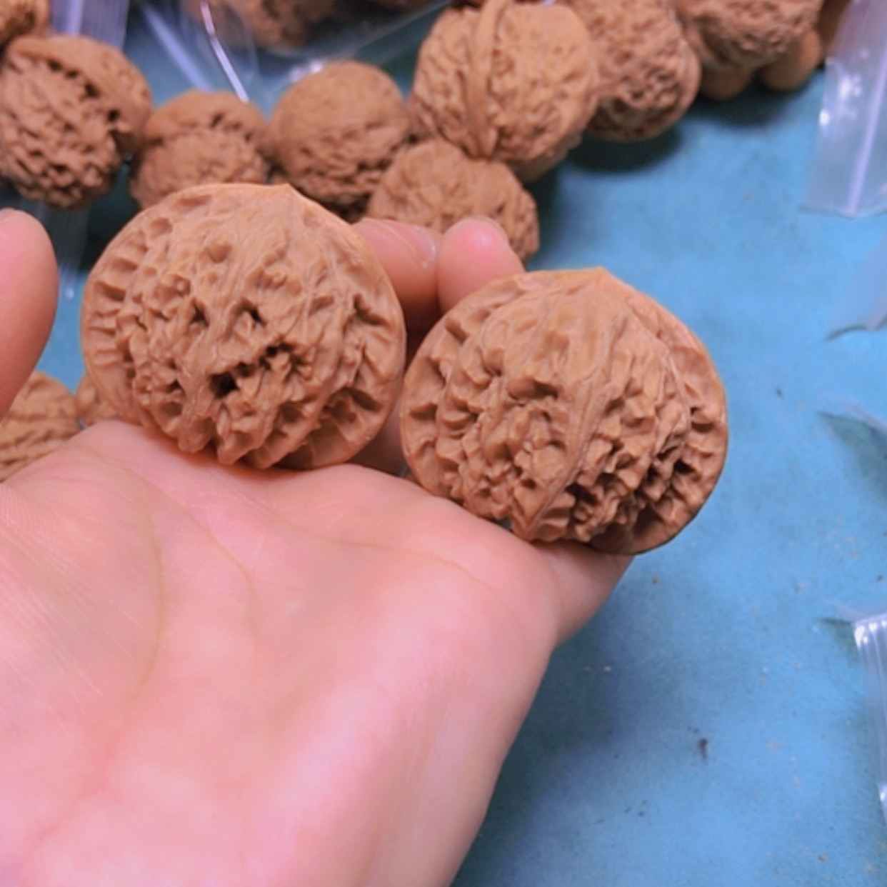 【闪购商品】把件核桃42.5宫灯有修