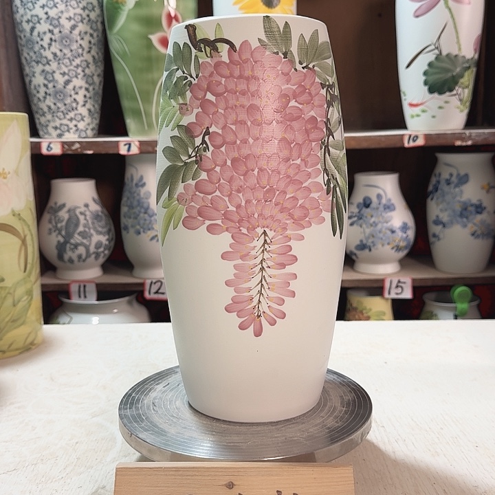 陶高33腰鼓紫藤新款新款陶瓷陶瓷次