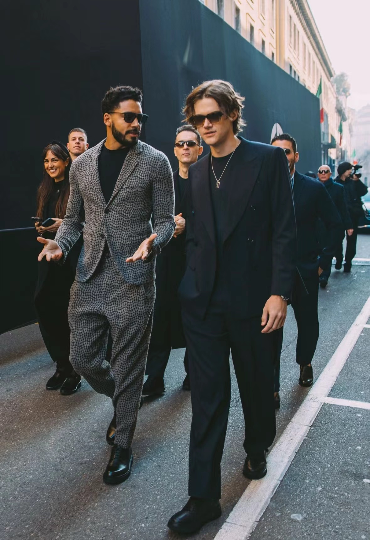 23. YUAN LING 25年男士新年新款圆领短款外套百搭外套BG-2625