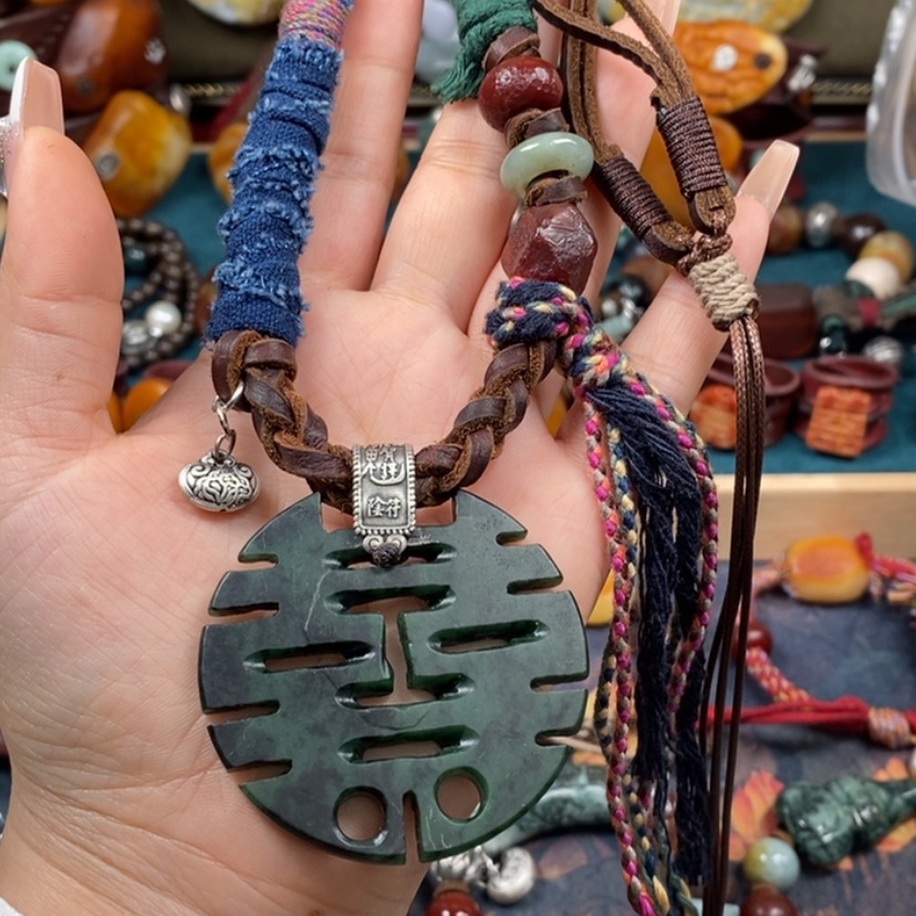 【闪购商品】翡翠颈饰未镶嵌项链