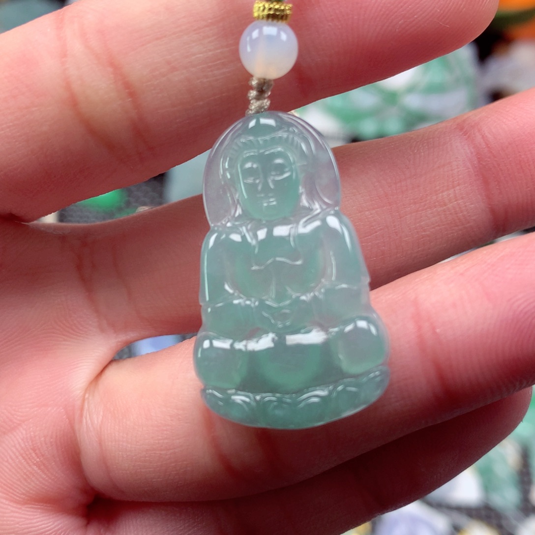翡翠颈饰未镶嵌翡翠吊坠