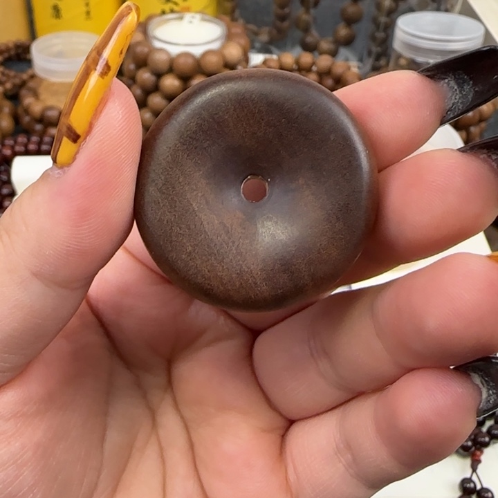 木老山檀平安扣奶香