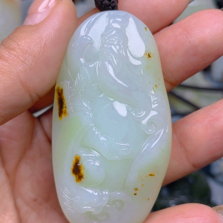 和田玉挂件未镶嵌一**雨