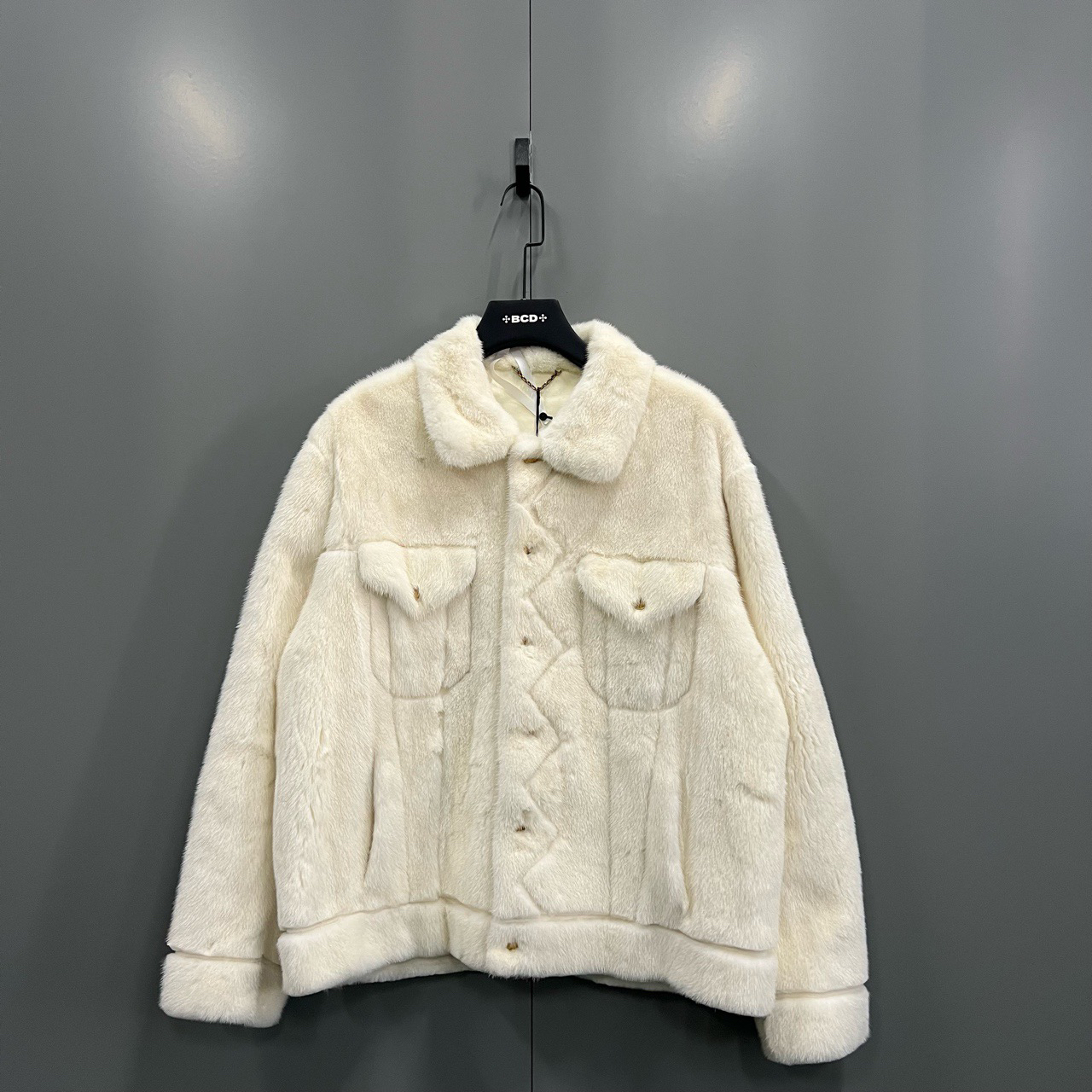 95新 LouisVuitton/路易威登 楠9 水貂毛皮草夹克 50码/014470