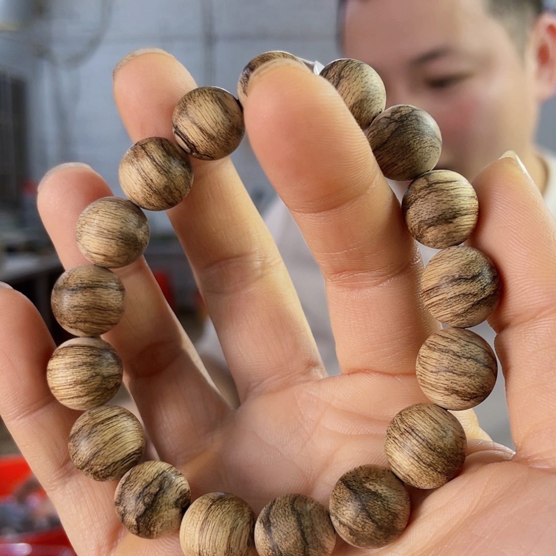 沉香手串达拉干圆珠单圈1.3/13克多样性发一