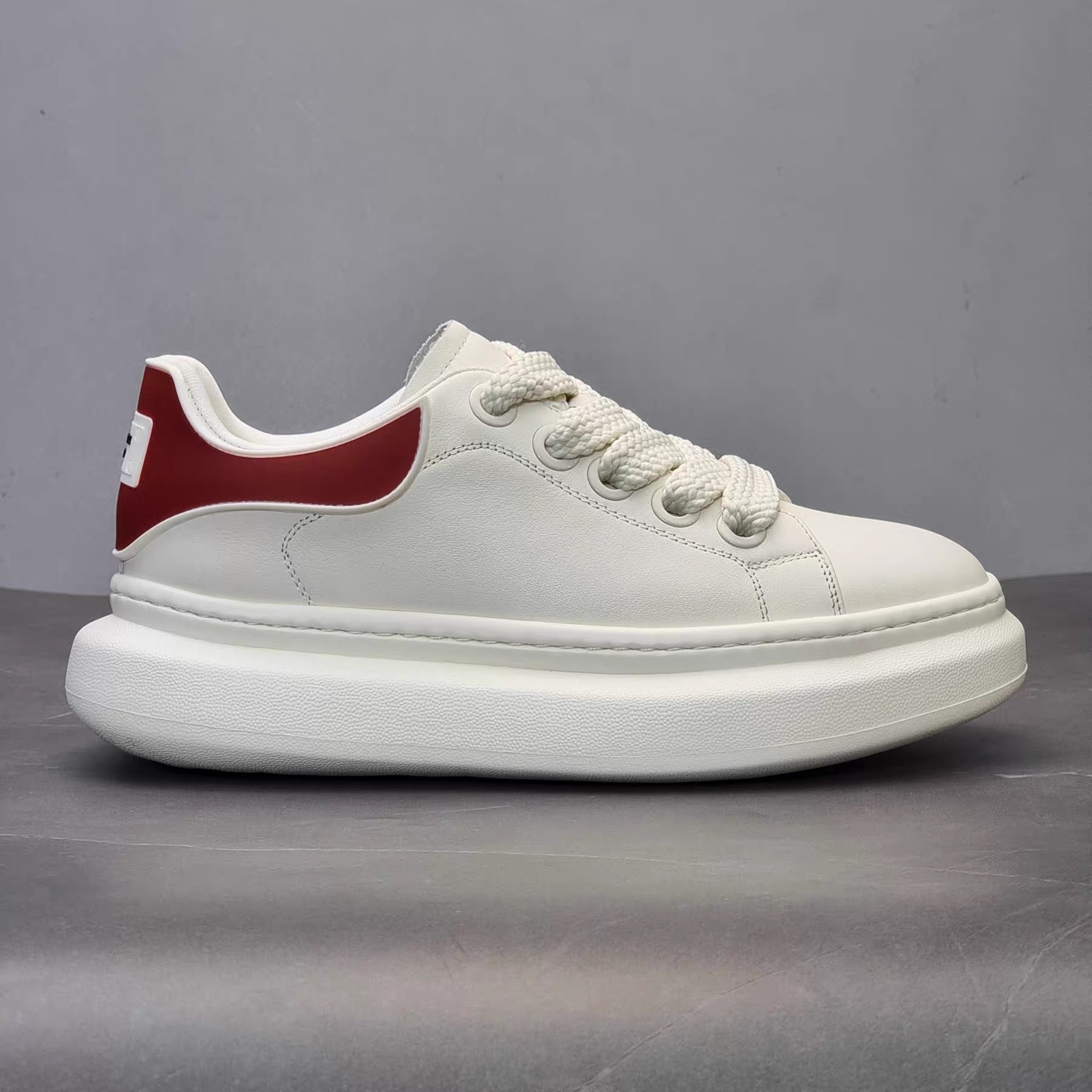 28012男鞋爵迹鞋坊XM（皮鞋码）男士时尚潮流厚底真皮潮鞋运动秋季