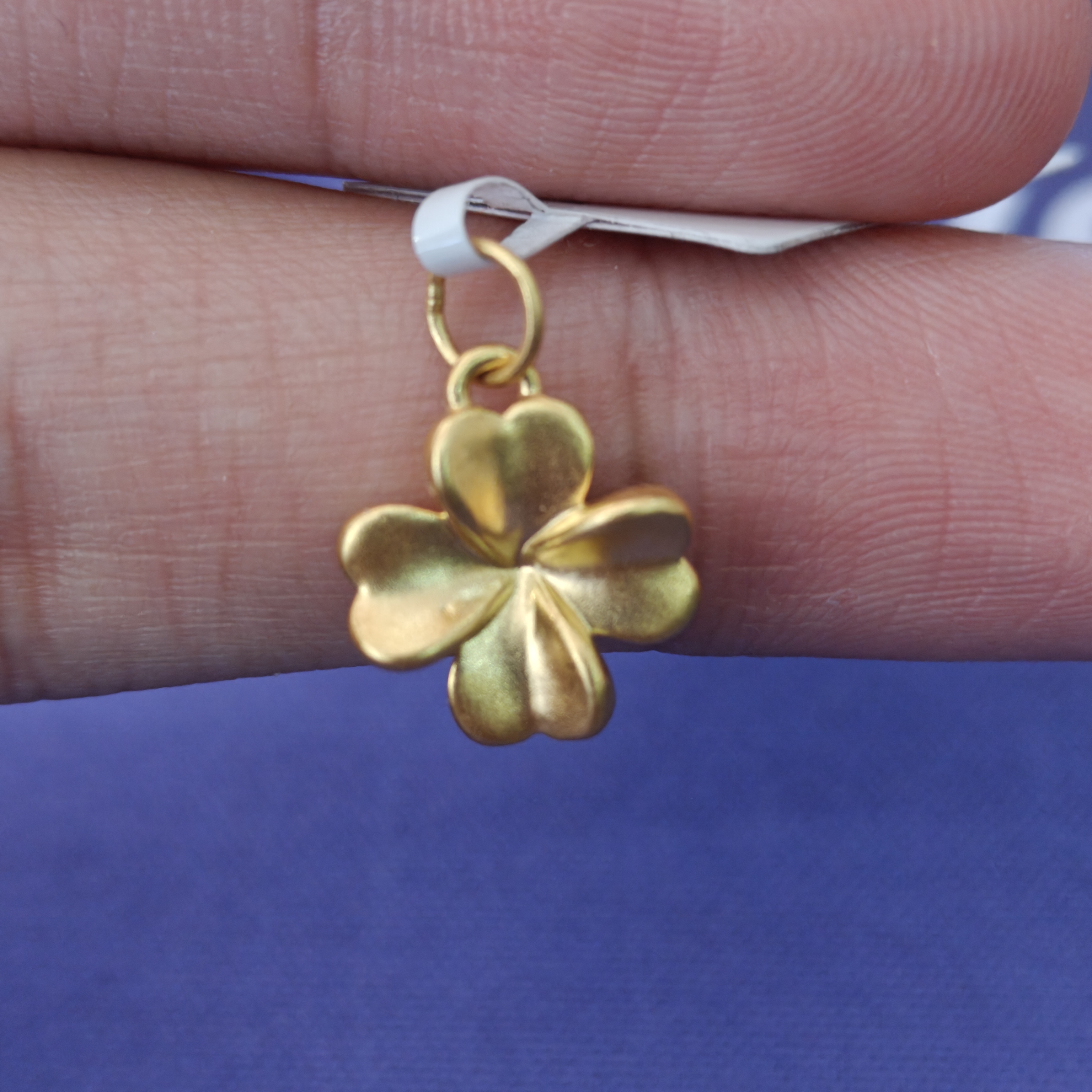 【莹莹专享】足金999 四叶草 ZP 0.37  纳金添福