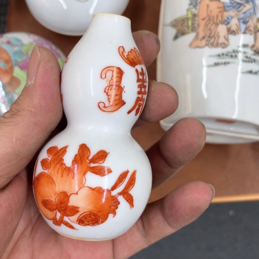 摆件手绘陶瓷作品欣赏