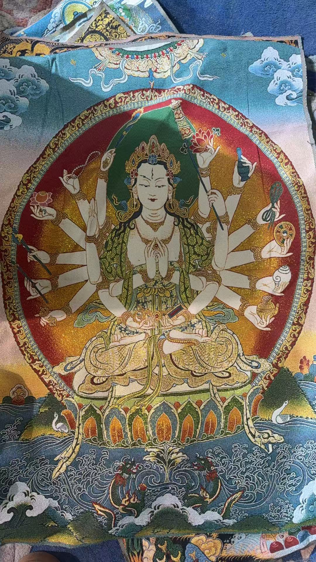 龙妹唐卡准提菩萨814