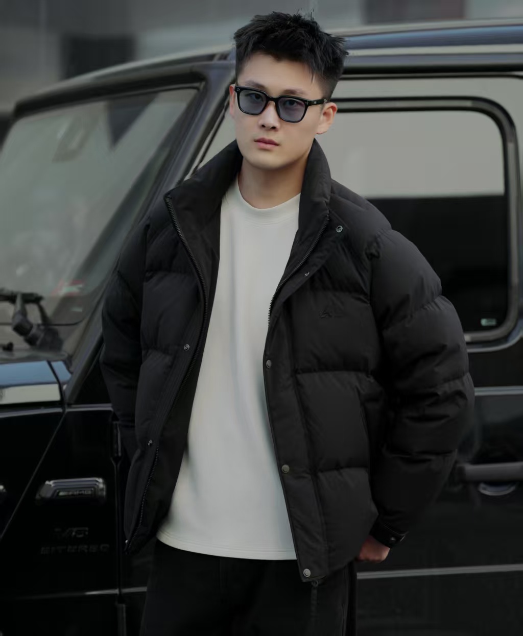 冬季男女同款高品质羽绒服锁温保暖时尚百搭翻领羽绒服711