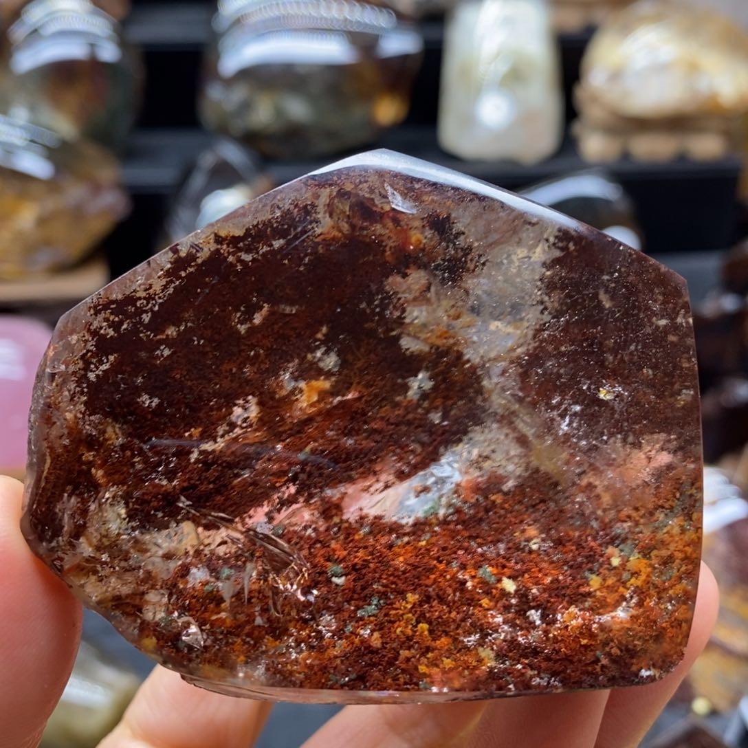 水晶原石手把摆件未镶嵌