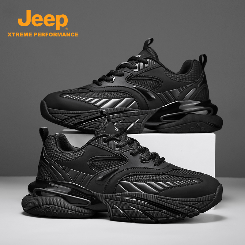JEEP/吉普男鞋秋季季新款百搭时尚男士休闲鞋透气防滑青少年潮鞋