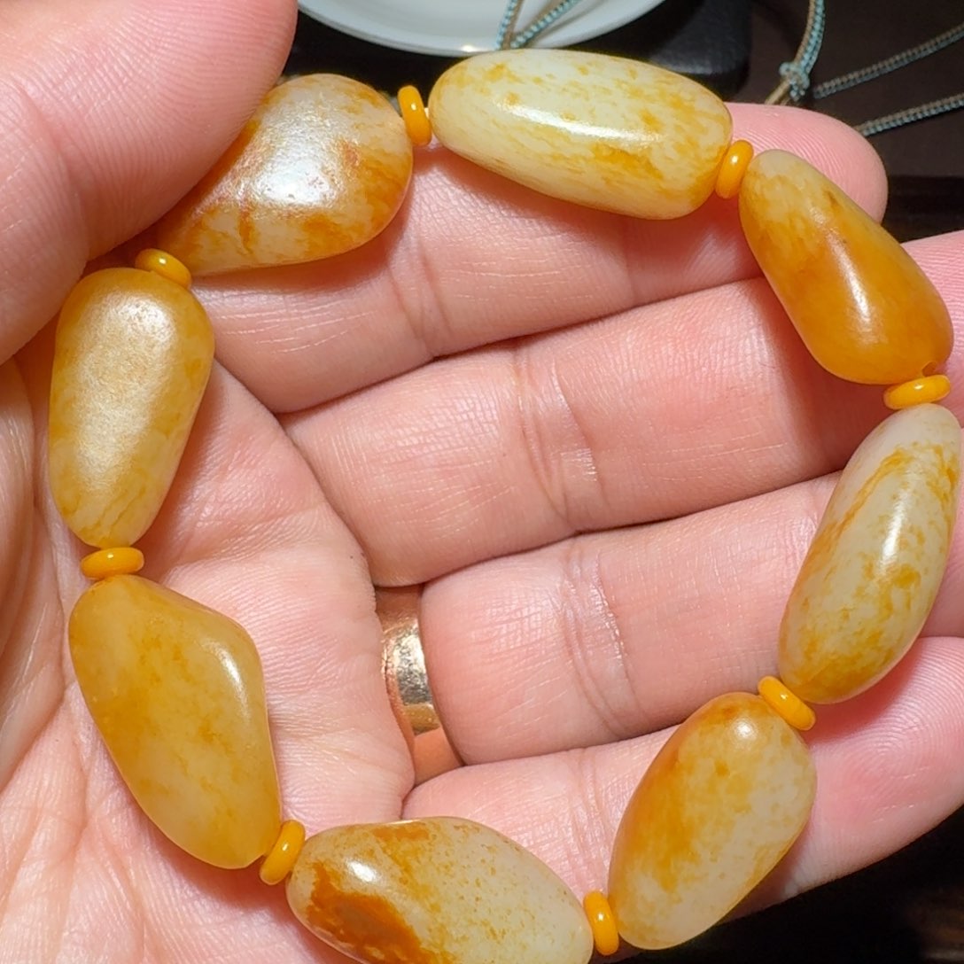 和田玉手链未镶嵌