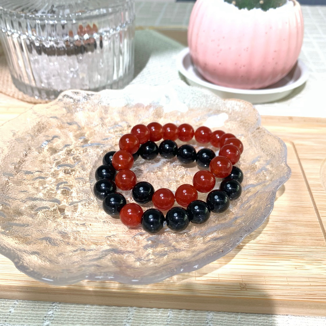 天然玛瑙手串中国风男女通用