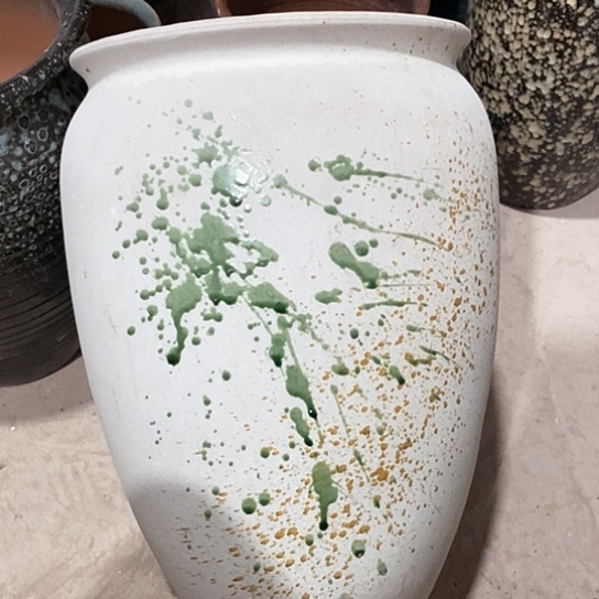 紫砂花盆口26高度41磕碰瑕疵