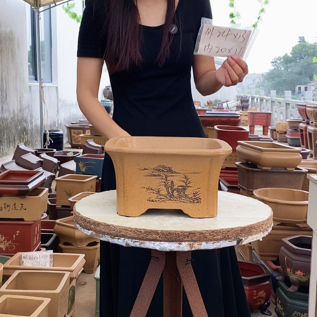 紫砂花盆紫砂花盆