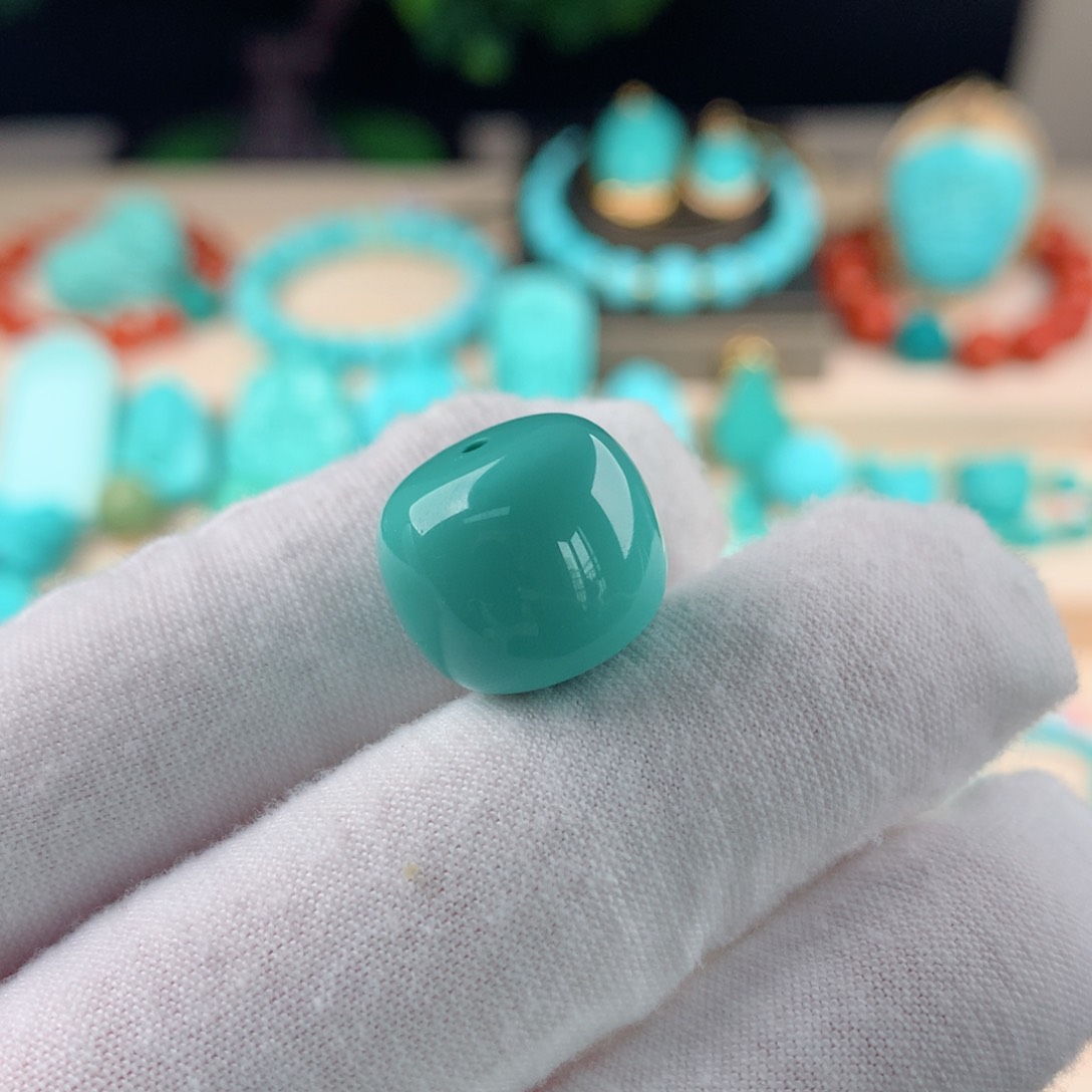 绿松石配珠卡15.3未镶嵌