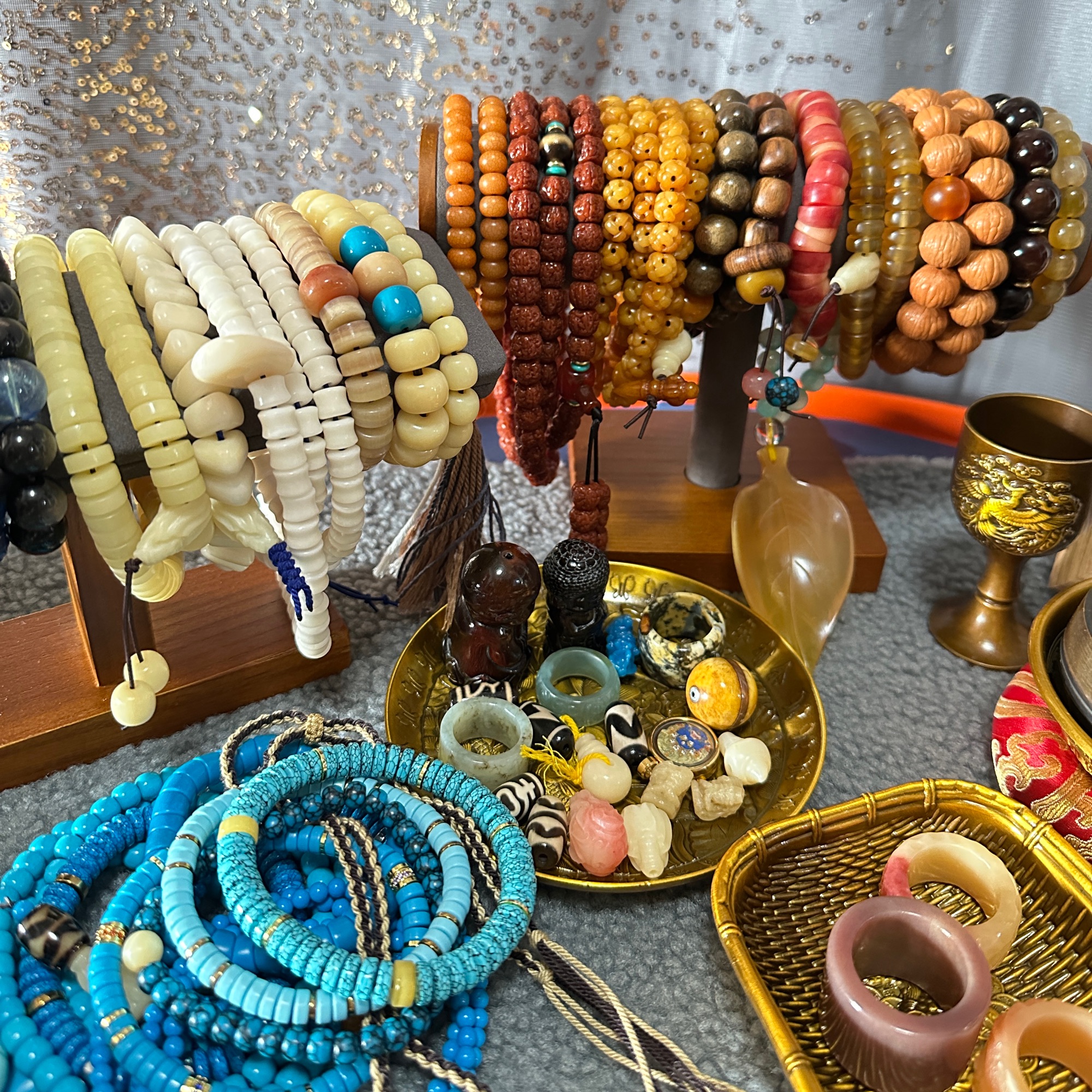 非金属亚克力手链 原创手工手串