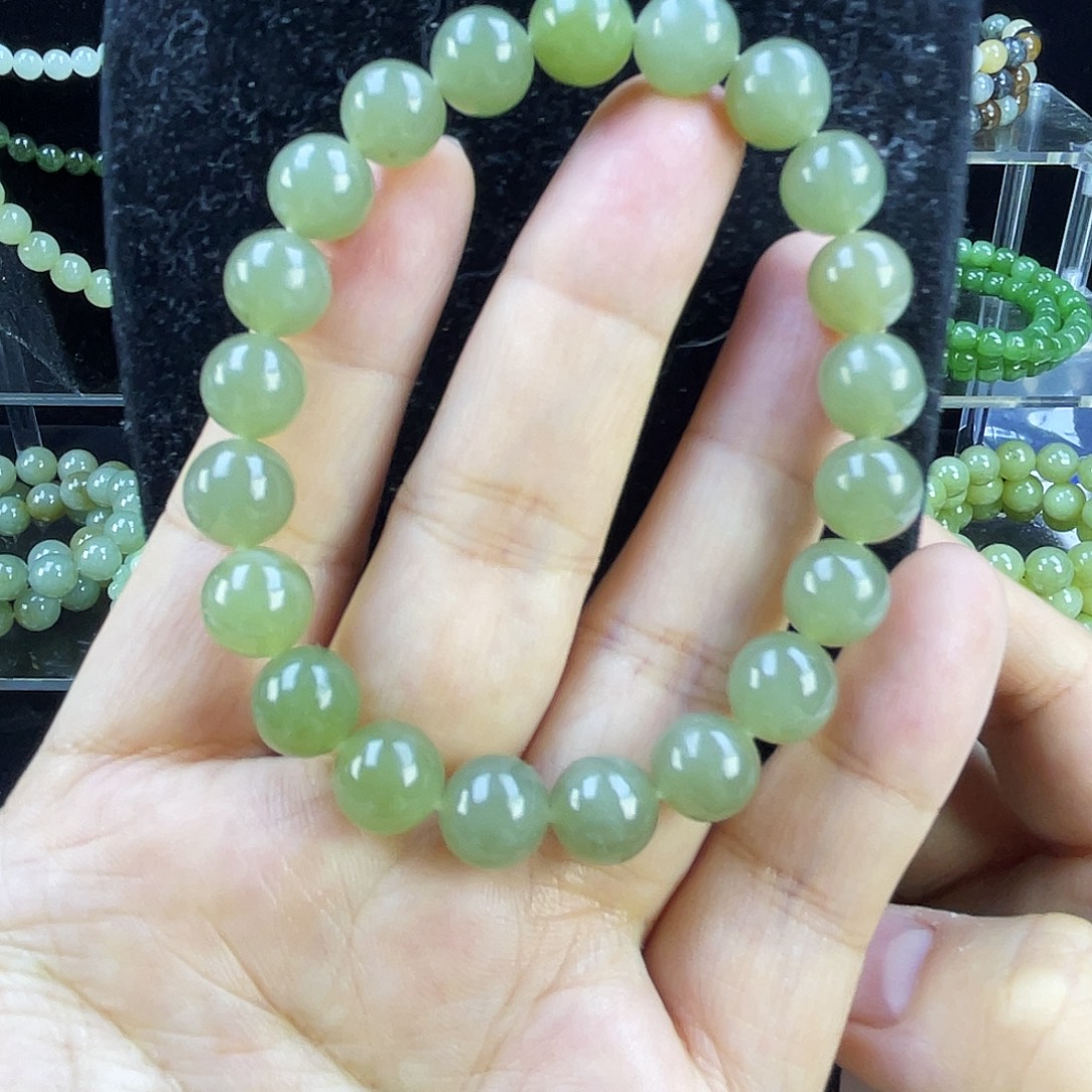 和田玉未镶嵌手链14