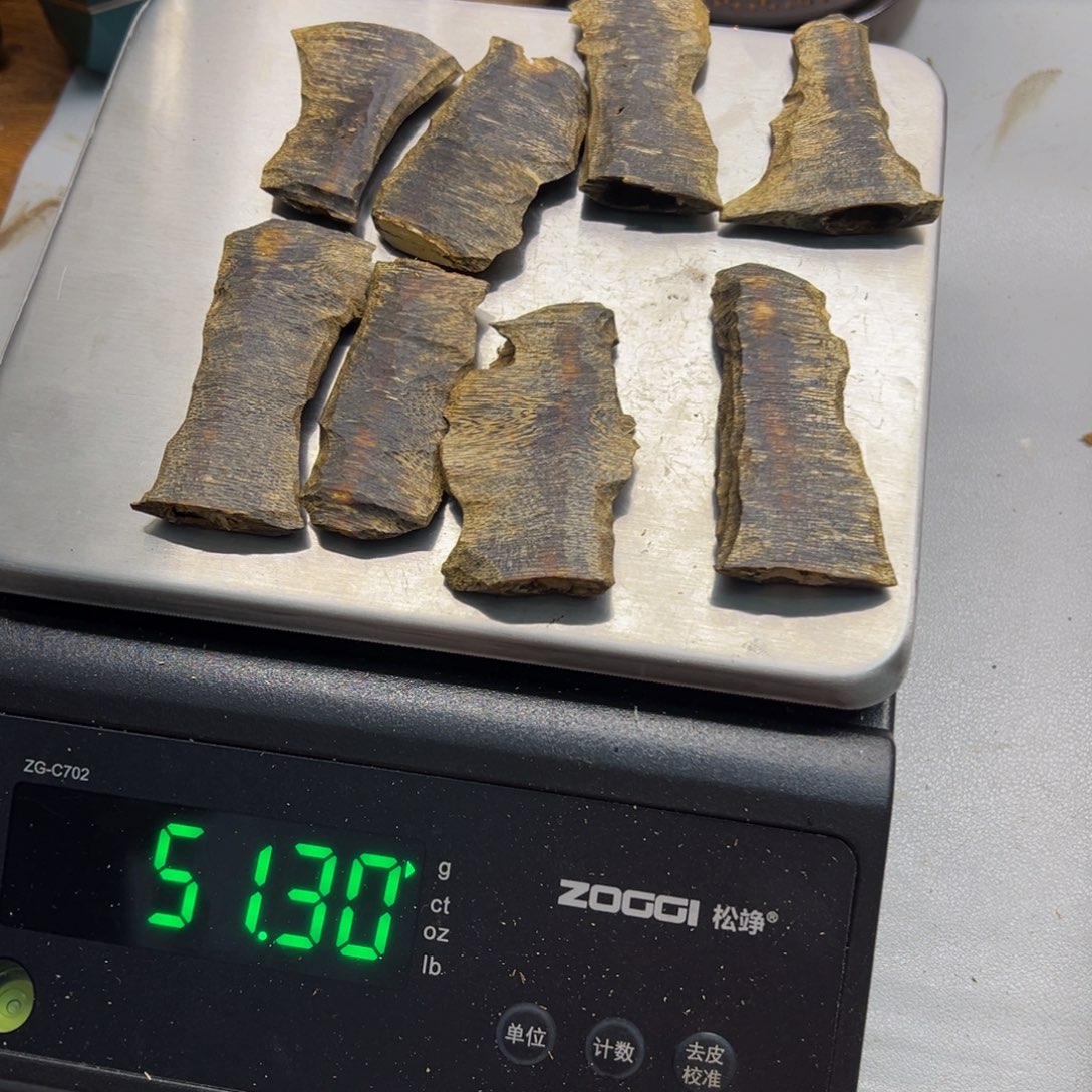 沉香沉香碎屑好*好黑棋原材料50克