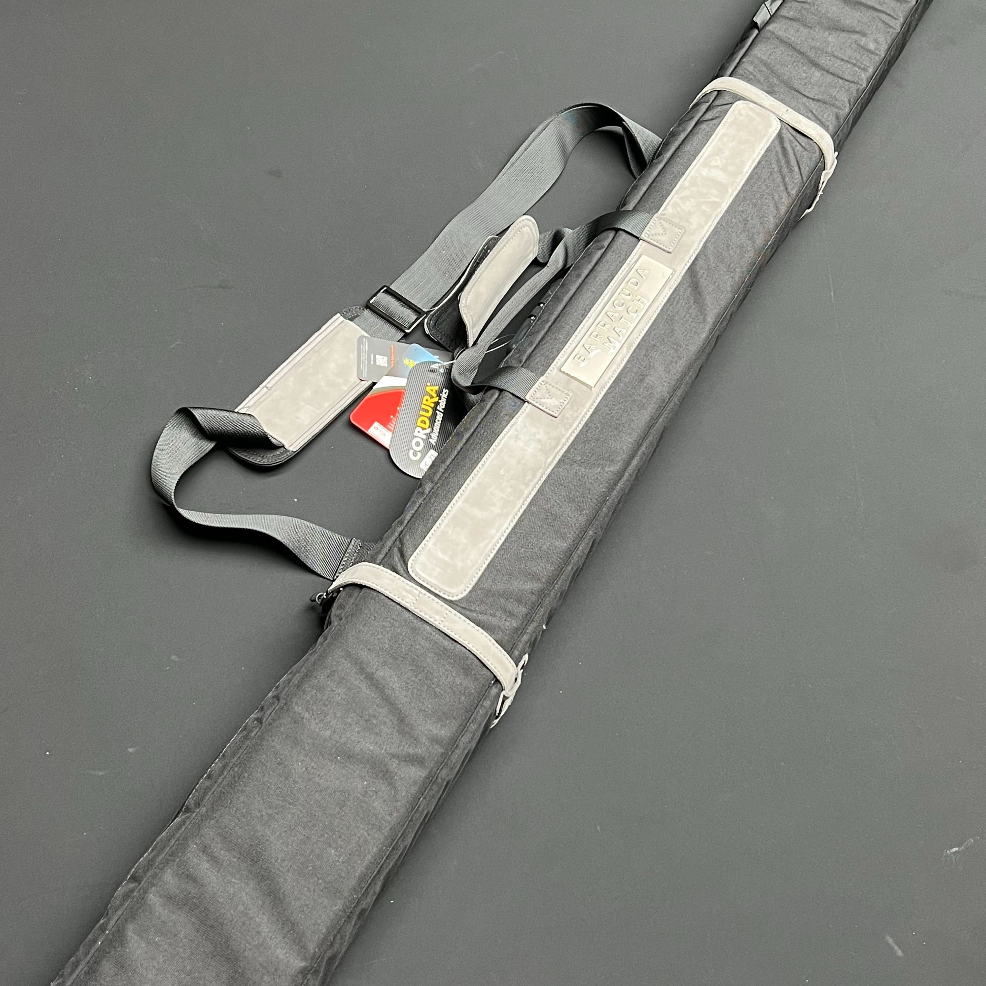 台球杆包奈伦三槽杆包灰色jb台球杆包