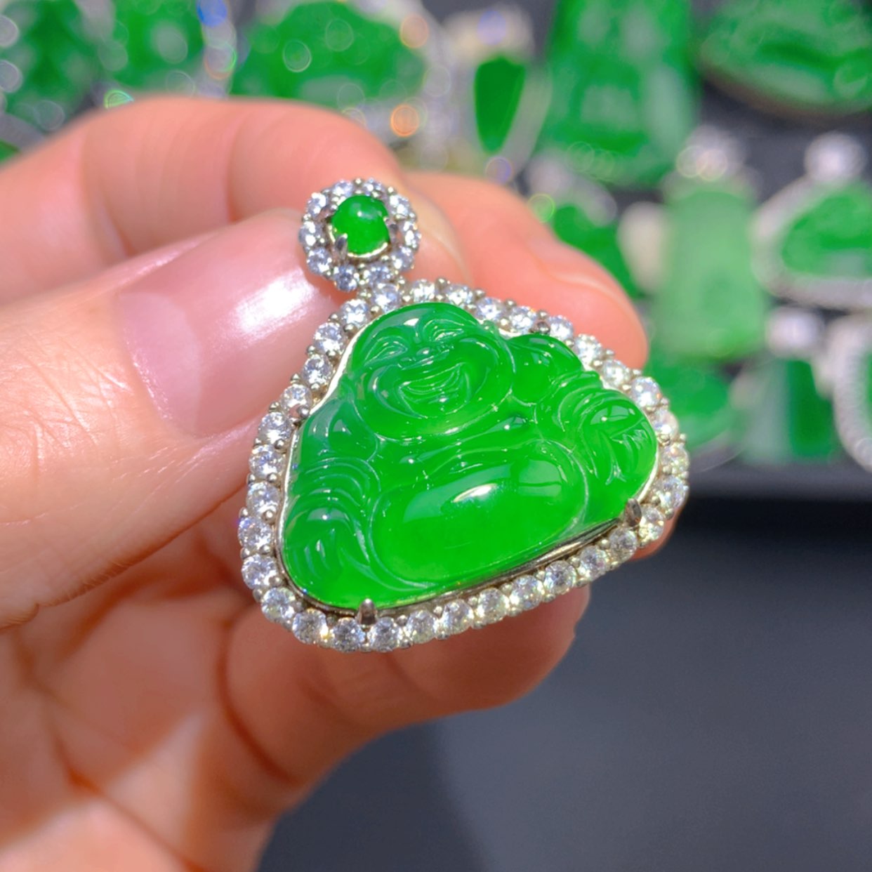 【闪购商品】翡翠颈饰银S925镶嵌11111 11