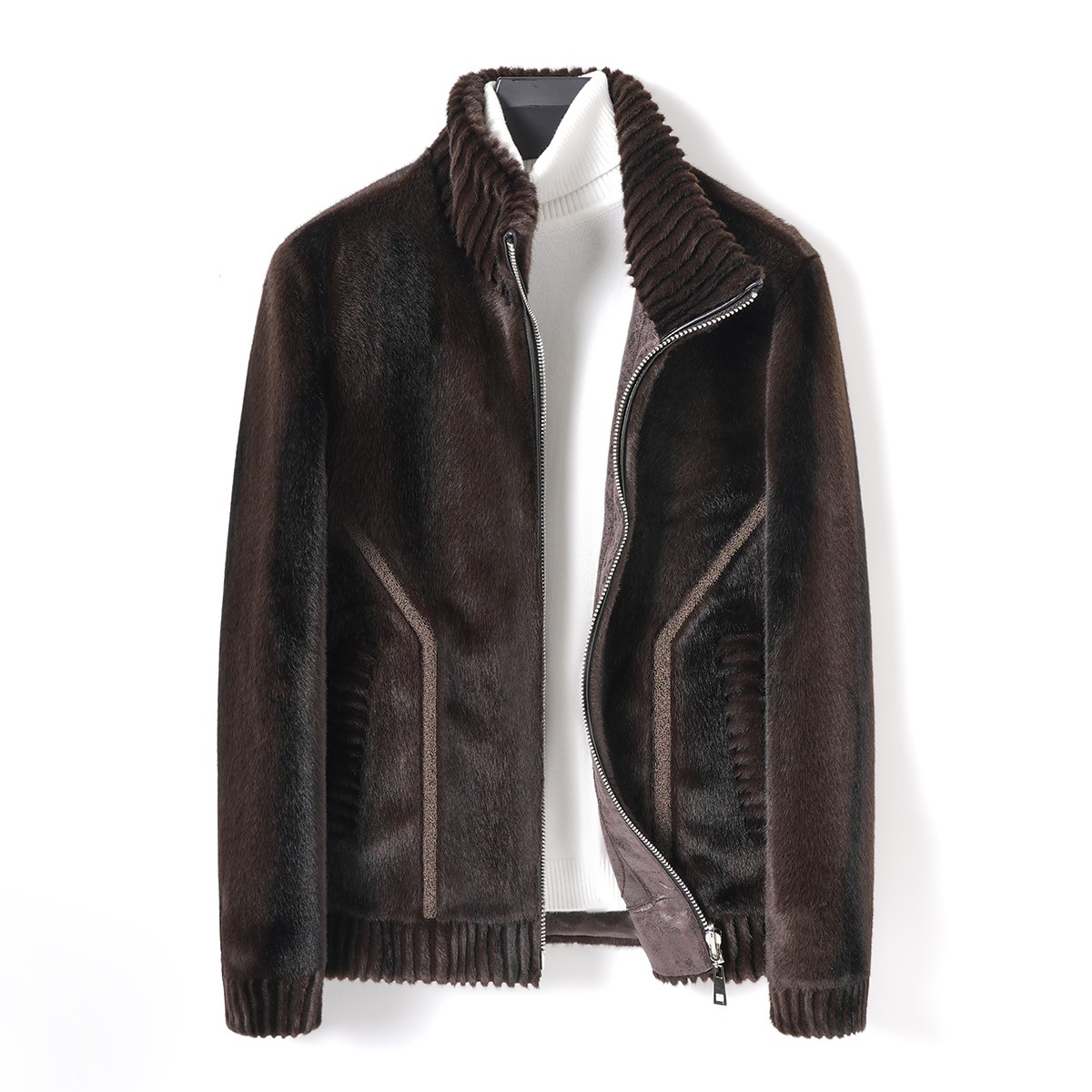 海宁新款短款翻领男士休闲秋冬外套HN9707棋晟