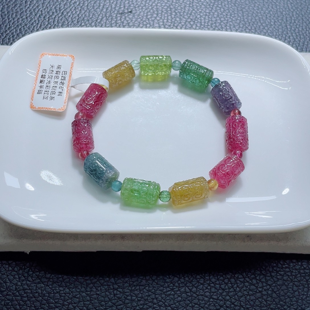 未镶嵌碧玺手链碧玺手链