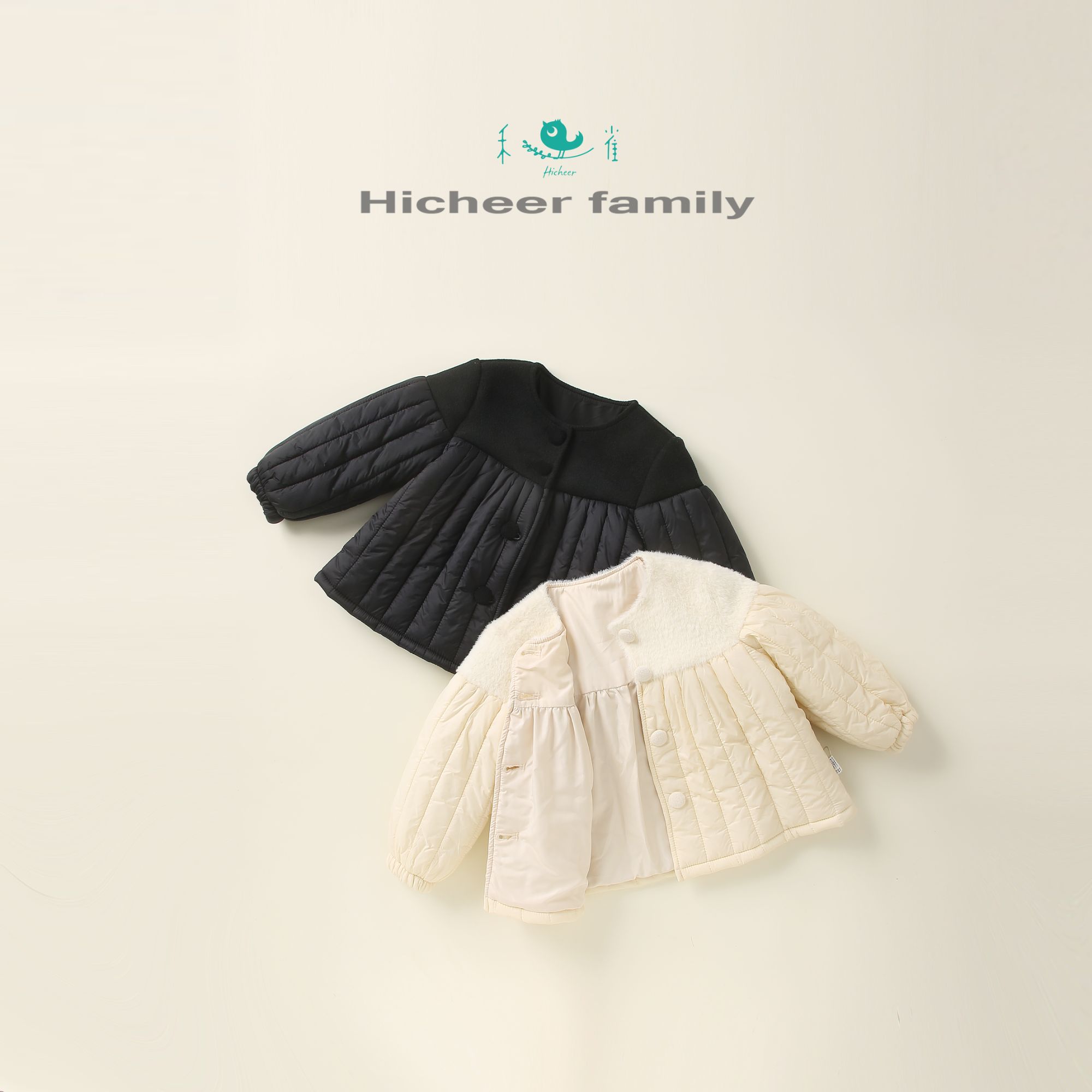 张玉 406010 女童小香风加厚时尚加绒韩版棉服冬季外套