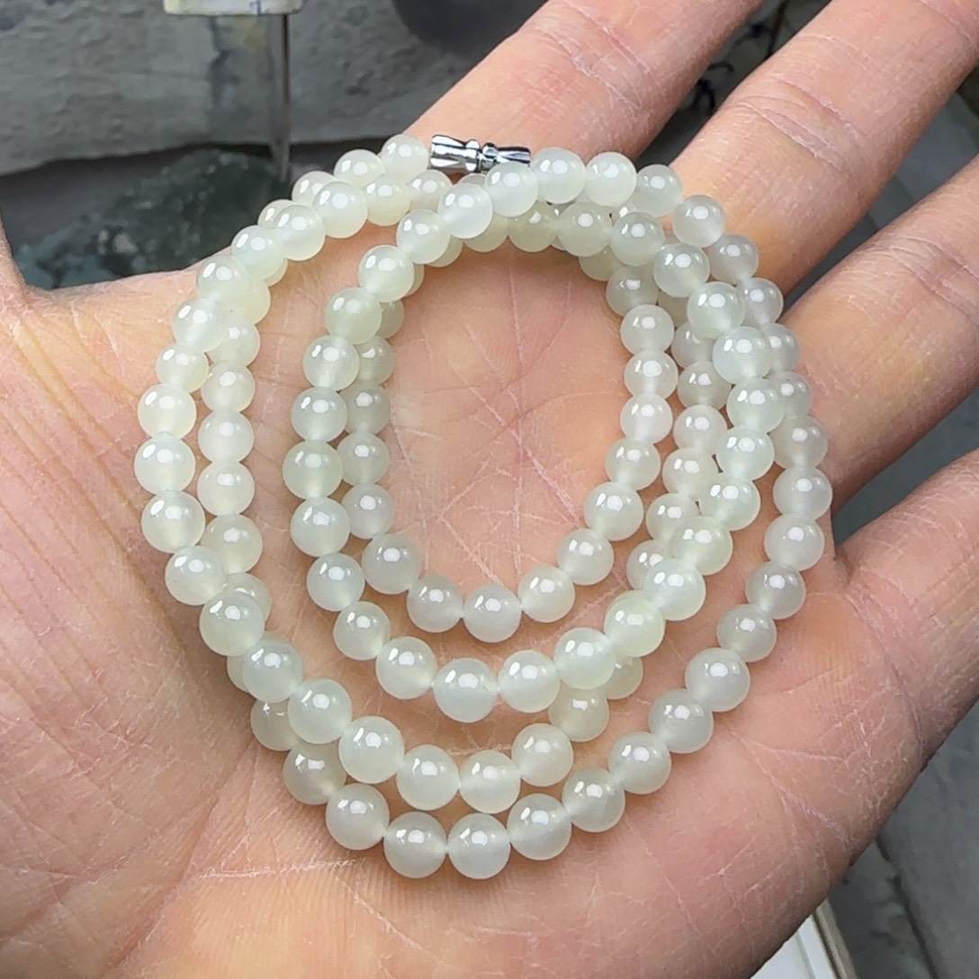 和田玉未镶嵌颈饰6