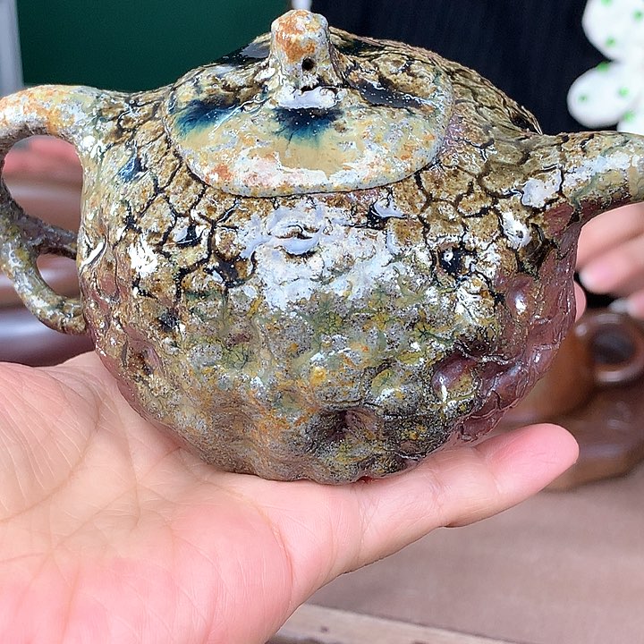 紫砂紫砂壶纯自然柴烧