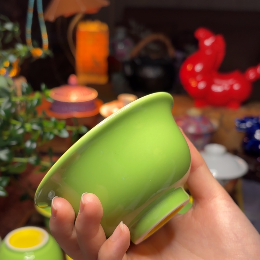 杯全手工高温颜色釉限定制款