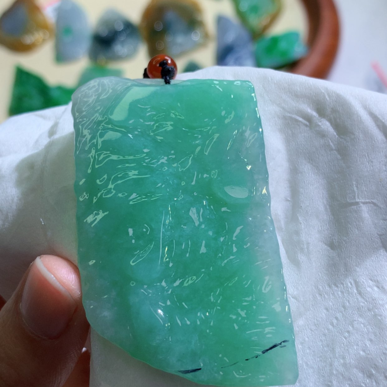 【闪购商品】翡翠吊坠(不含链)未镶嵌 1539