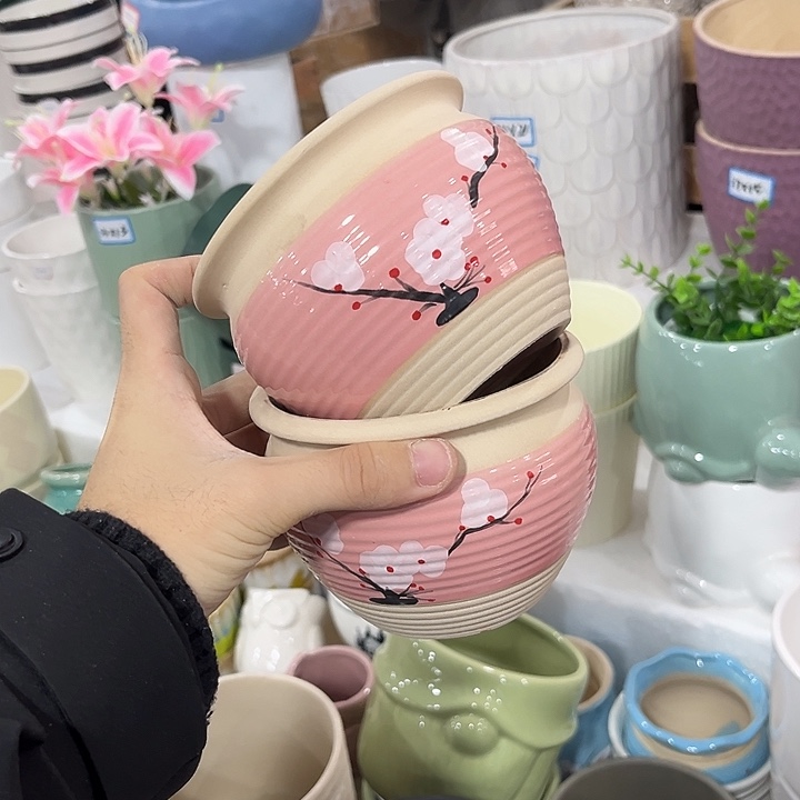 福利价陶瓷花盆全场10包邮