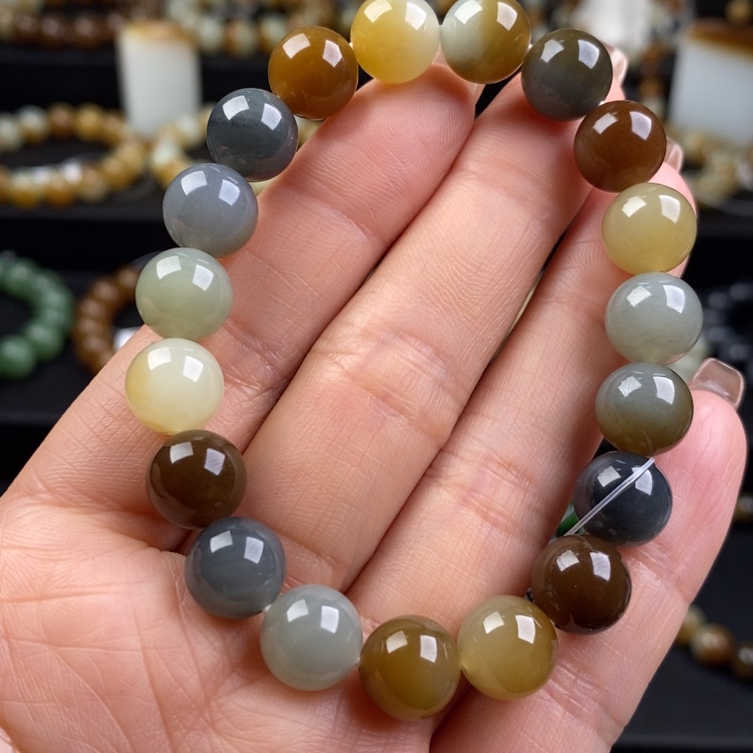 和田玉手串未镶嵌