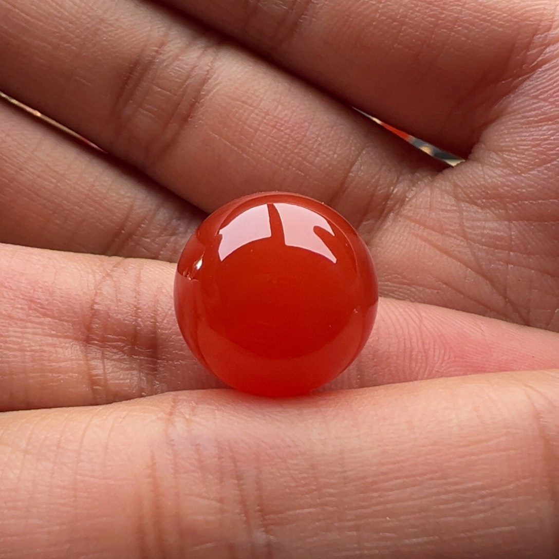 南红玛瑙圆珠15.5未镶嵌
