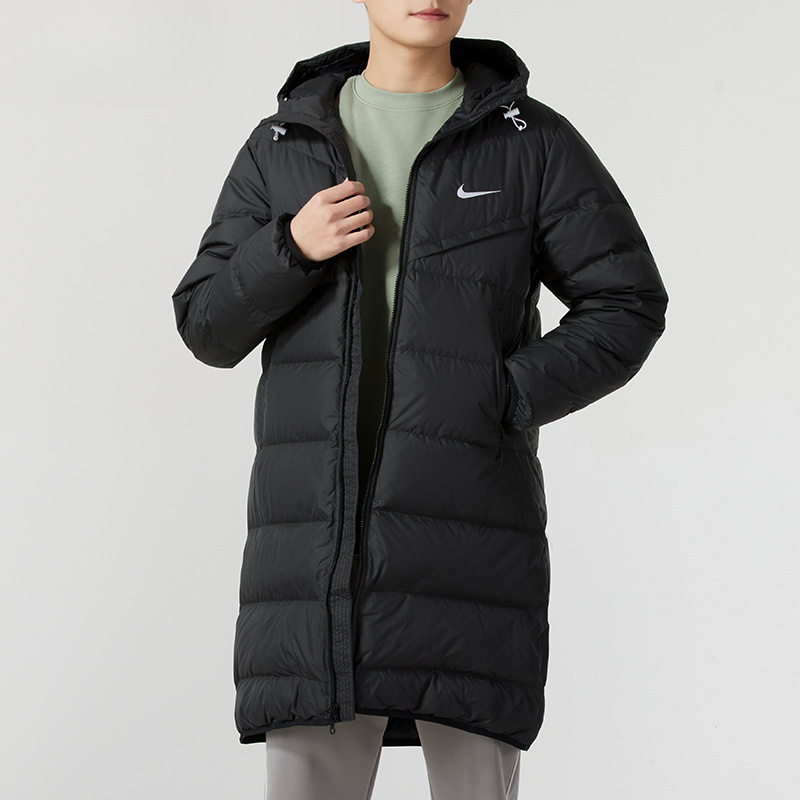 Nike耐克男子中长款羽绒服冬季新款风行者系列御寒外套HQ4185-010