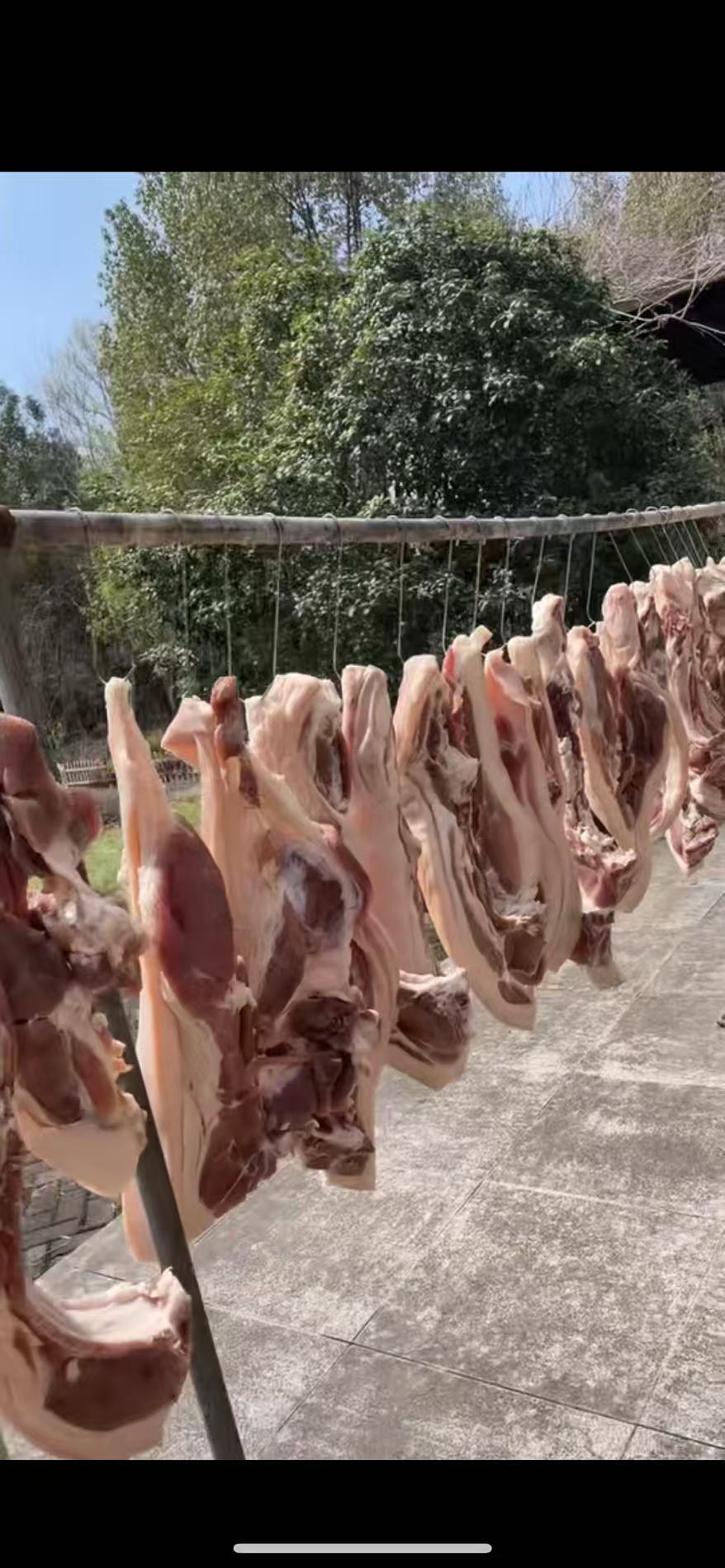 金寨黑毛猪腊肉现场称重专属链接