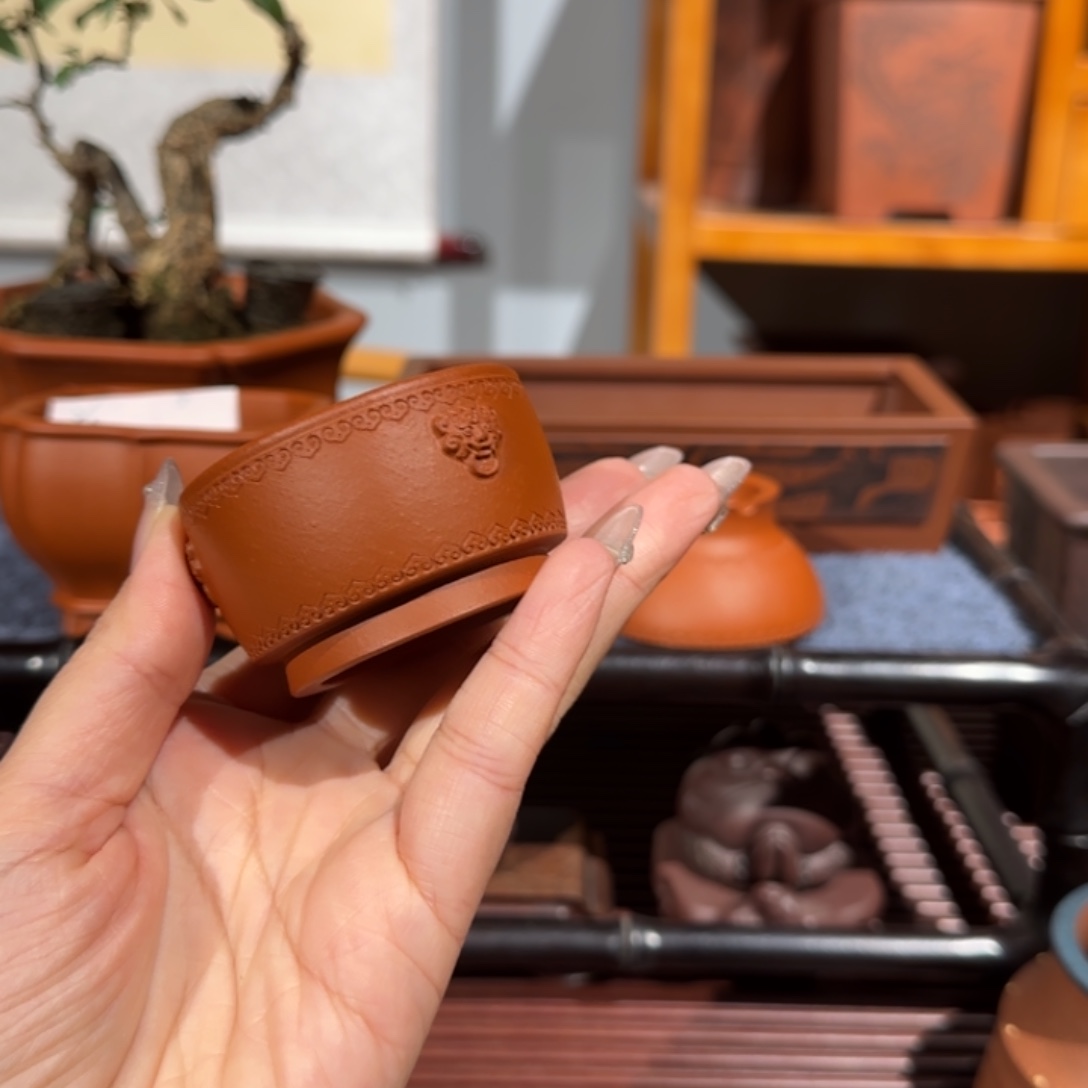 素***室花盆紫砂全手工制作