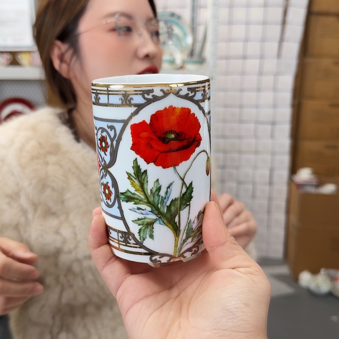 骨瓷马克杯400ml一个外贸骨瓷