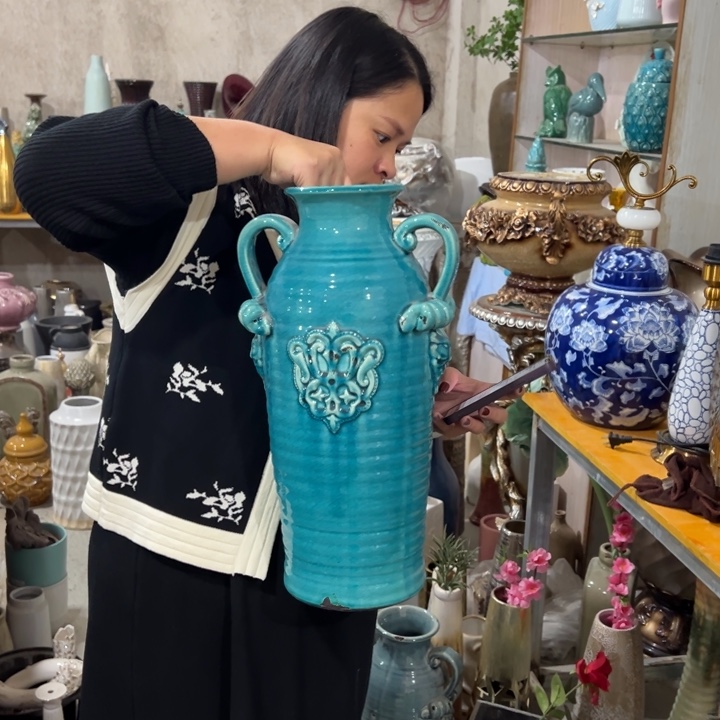 瓶高度44厘米口径10厘米微瑕捡漏