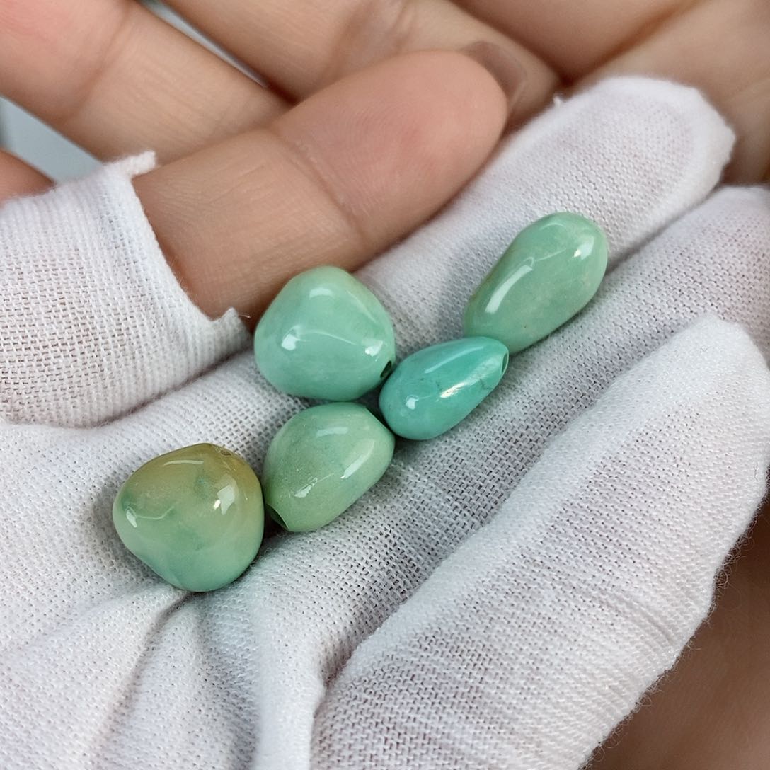 绿松石珠宝奇石未镶嵌杨****子