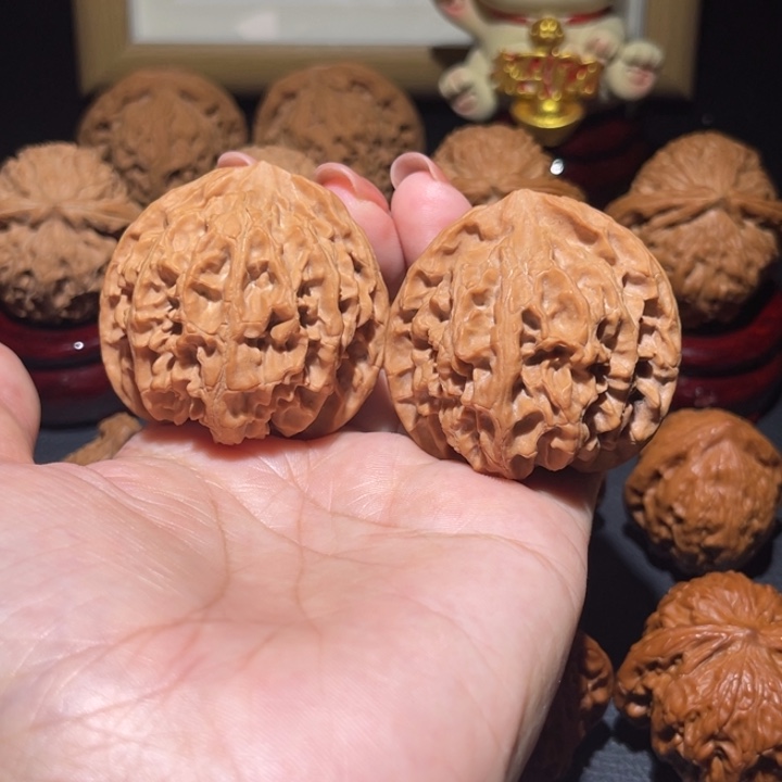 文玩核桃把件43苹果园