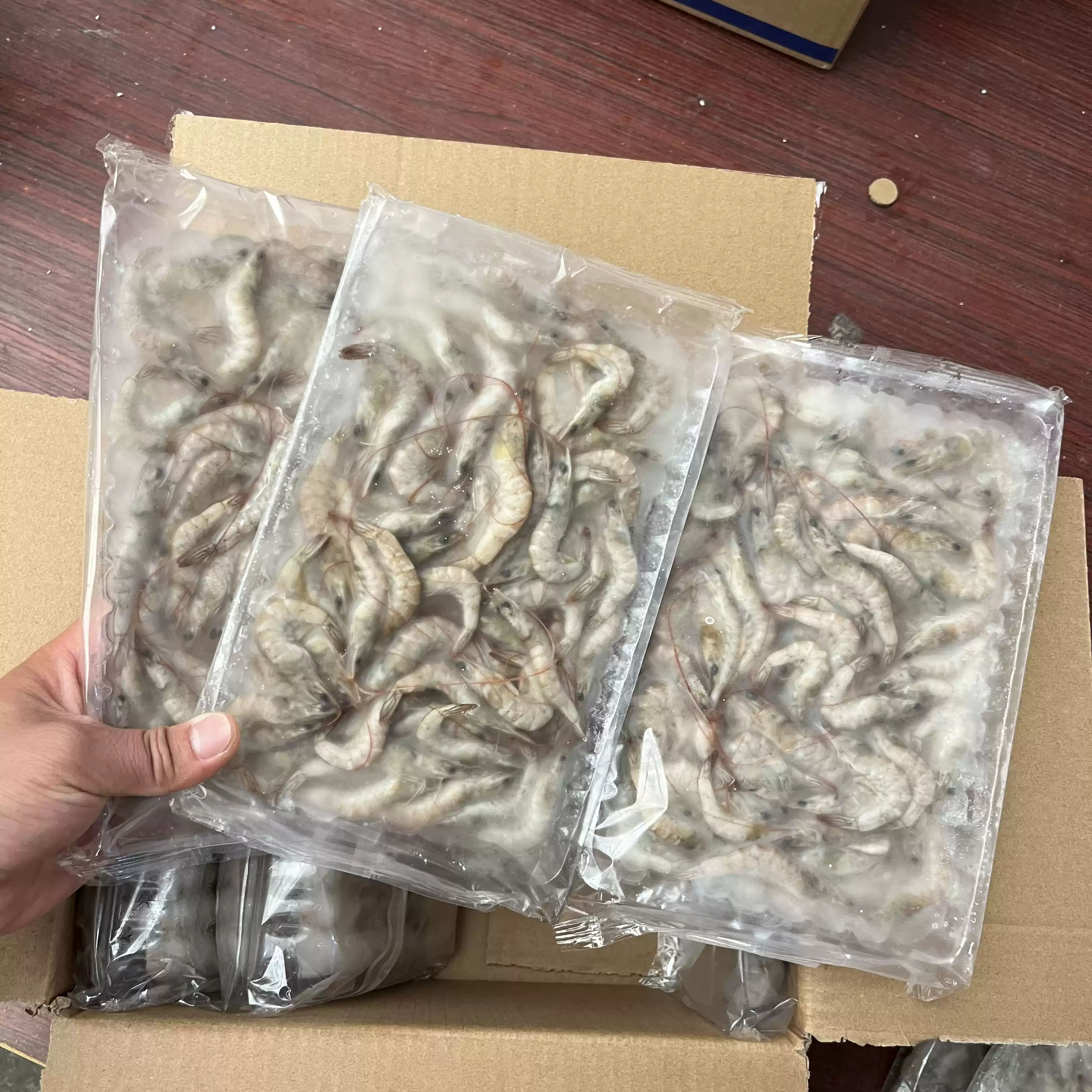 5包川渝急速发小河虾小虾米鲜活速冻小白虾青虾新鲜冷冻明虾海鲜水产当天现捕小草虾