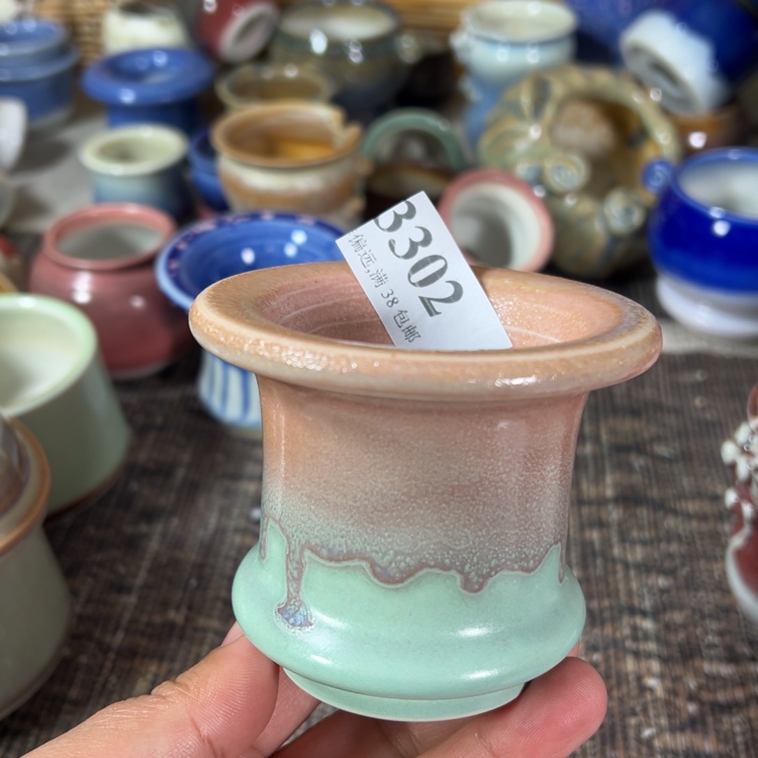 红陶景德镇手工花盆