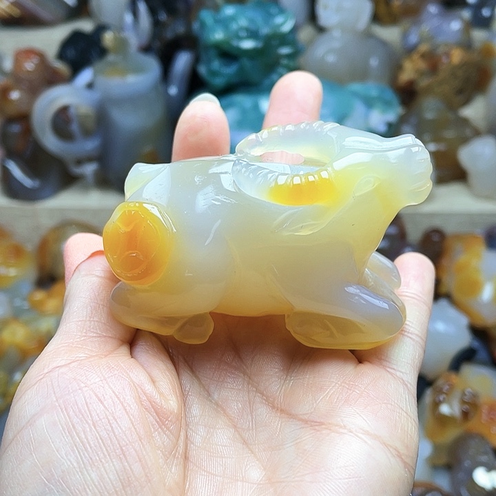 玛瑙/玉髓饰品未镶嵌云*